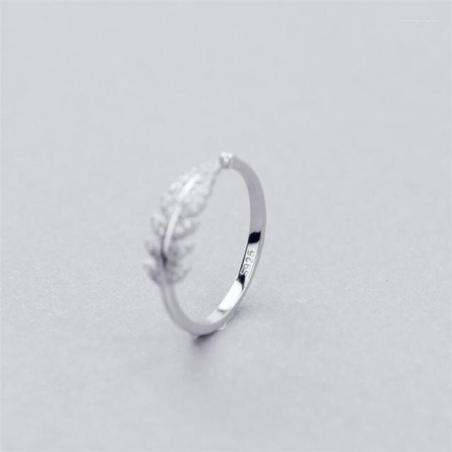 

Wedding Rings Fresh Sweet Branch Leaf Temperament Personality Fashion Female Trendy Resizable Opening