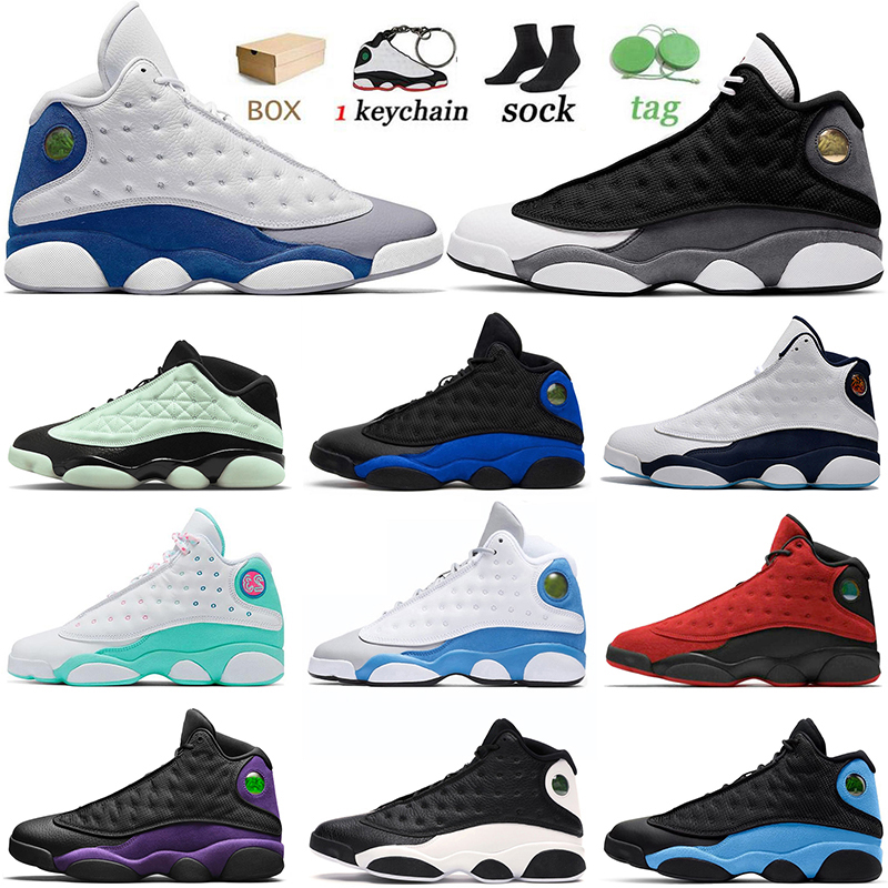 

Women Mens 13s Basketball Shoes Black Flint Red Navy Designer JUMPMAN 13 Black Cat University Blue Hyper Royal Del Sol Outdoors Sports Trainers Bred Sneakers With Box, A#3 40-47 starfish