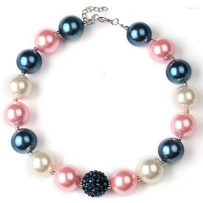 

Choker Girls Cute Pink 20mm Pearl Chunky Bubblegum Necklace Kids Baby Gorgeous Birthday Gifts Outfits Jewelry Drop