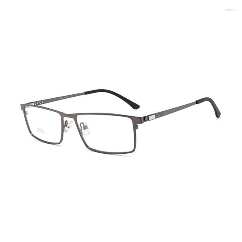 

Sunglasses Frames Metal Men's Square Business Glasses Frame Urltralight Myopia Reading Transparent Eyeglasses Full 2Color N5