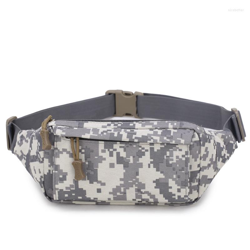 

Outdoor Bags Men's Waist Bag Tactical Pouch Men Shoulder Belt Hip Sack Oxford Cloth Belly Waterproof Banana Male Fanny Pack For Phone