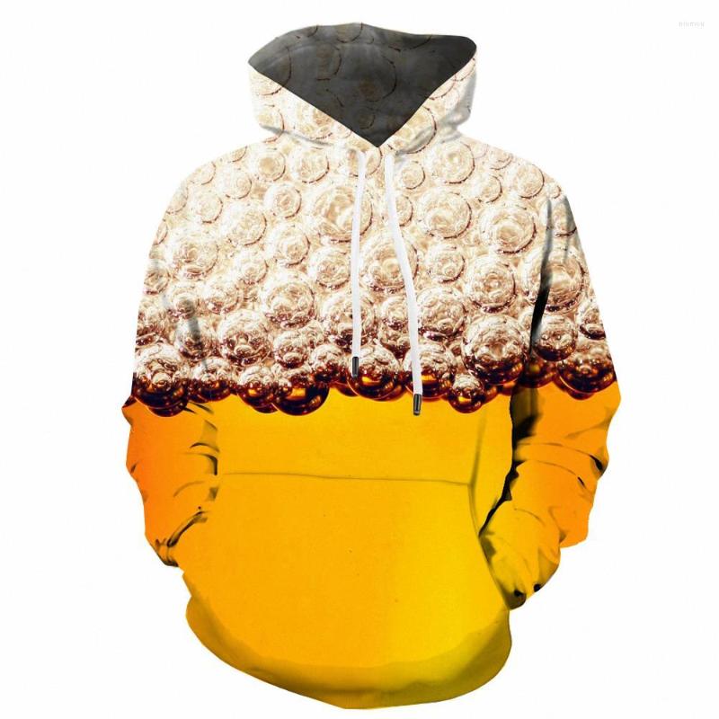 

Men' Hoodies 3d Beer Hoodie Men Novel Hoody Anime Harajuku Printed Hip Hop Sweatshirt Mens Clothing Funny Pullover Pocket, Wy-aaa2-10161
