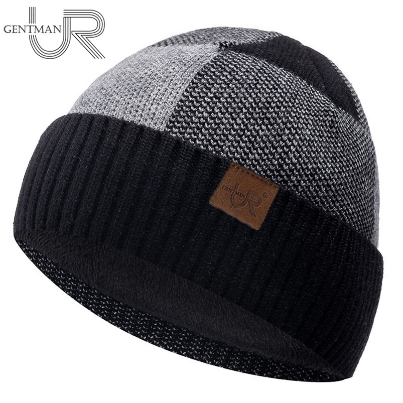 

Beanie/Skull Caps Unisex Winter Hat Add Fleece Warm Cap Lattice Stitching Soft Beanie For Men Women Outdoor Thicken Ski Sports Knitted 221101, Grey