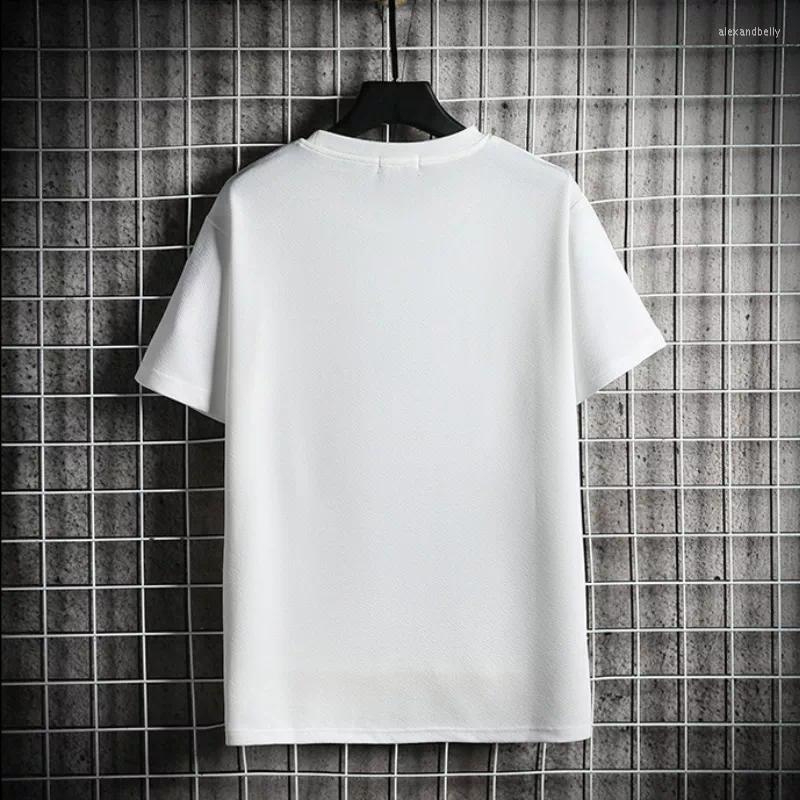 

Men's T Shirts Tshirt Loose Men's Fashion T-shirts White Casual Shirt For Man Male Summer Tee Streetwear, Black