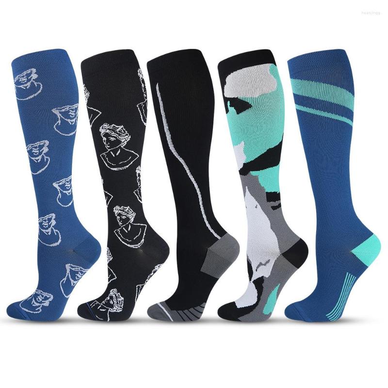 

Men's Socks Compression Stockings Long Tube Sports Running Wear-Resistant High Elasticity Calf Protection Sock