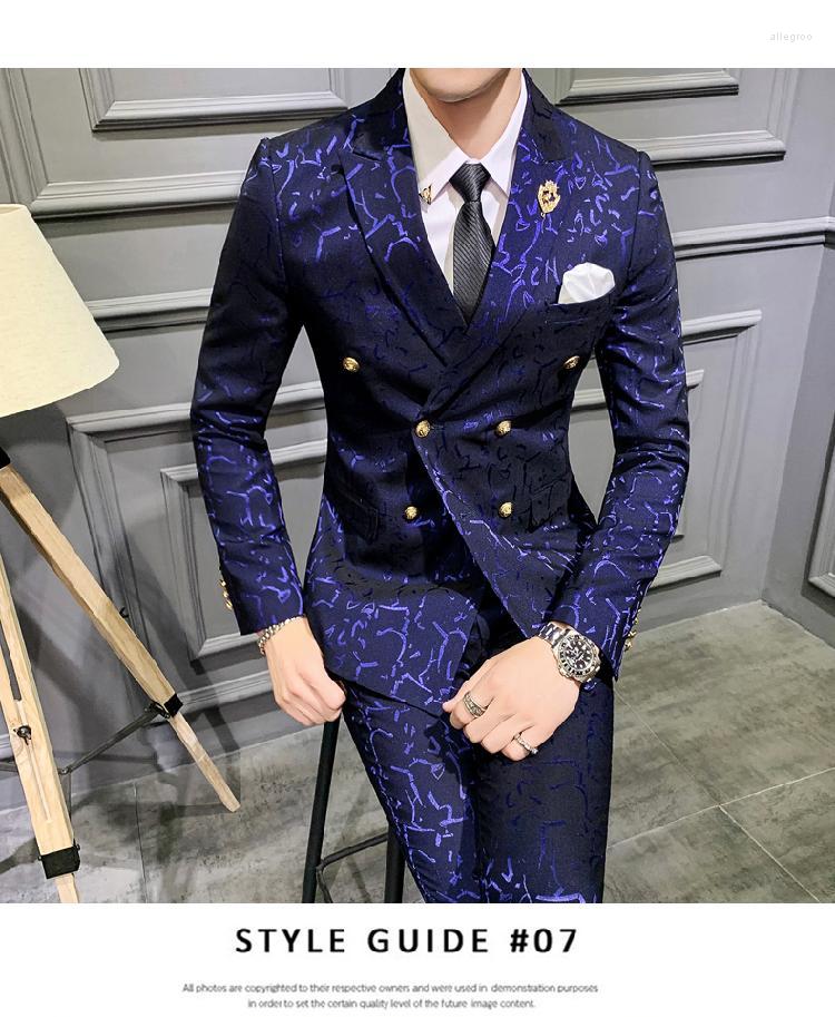 

Men' Tracksuits L09308 Fashion Men' Sets 2022 Runway Luxury European Design Party Style Clothing