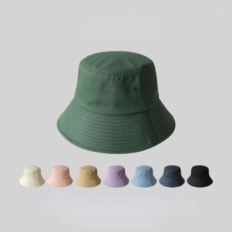 

Berets Big Head Adult Blank Fisherman Hat Woman Summer Wide Brim Beach Small Size Bucket Man Plus Panama Hats 54-57cm 58-61cm, Gray