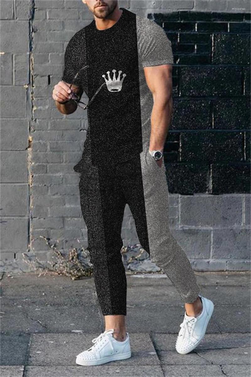 

Men's Tracksuits 2023 Spring Fall Men's Suit Pants Short Sleeves 3D Printed Fashion Can Be Customized Pictures, R1025