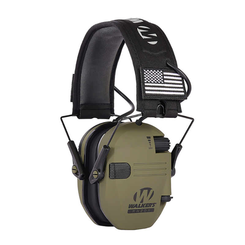 

Headphones Earphones est Earmuffs Active Headphones for Shooting Electronic Hearing protection Ear protect Noise Reduction active hunting headphon 221101, Green