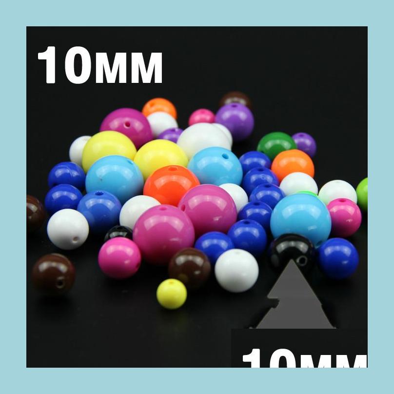

Other 100Pcs 10Mm Acrylic Candy Color Beads Balloon Romance Colorf Chunky Jewelry Necklace Making Diy Drop Delivery 2022 Findings Com Dhm7X