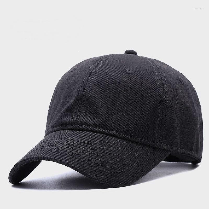 

Ball Caps Big Head Man Plus Size Cotton Baseball Cap Men Summer Polyester Sun Hat Male Sizes Snapback Hats M 55-60cm L 60-65cm, Cotton khaki