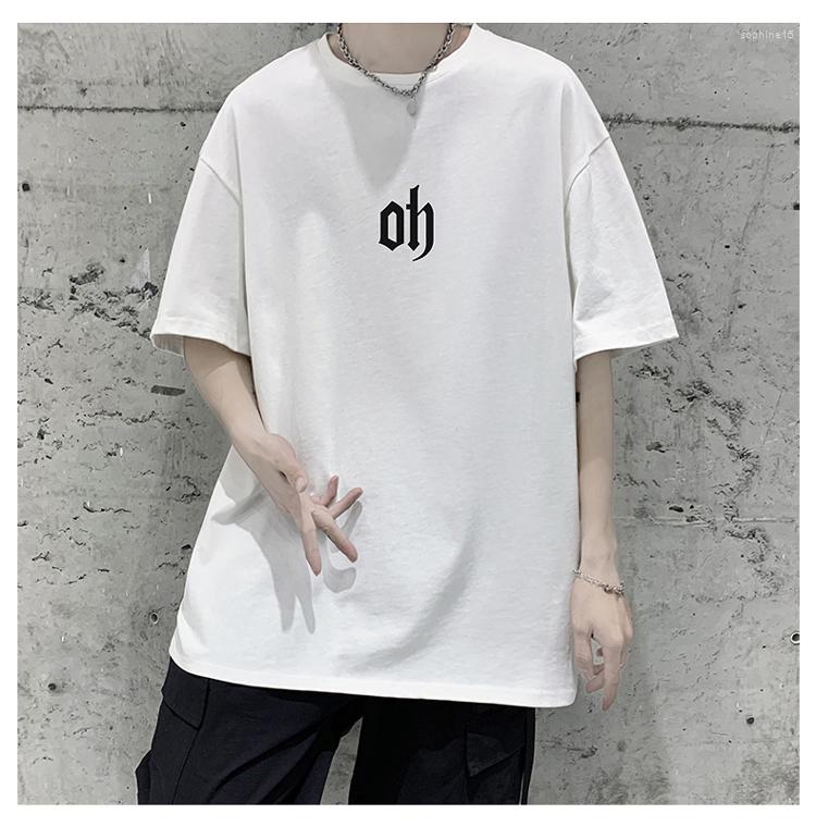 

Men's T Shirts M0995 Pure Cotton Short-sleeved T-shirt Men's Summer Thin Loose Half-sleeved Body Tucked Simple Top, Blue