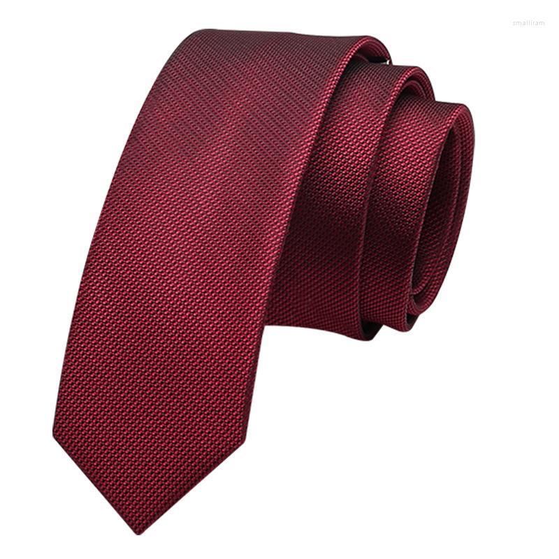 

Bow Ties Groom Wedding Tie High Quality Men's Silk Red 5.5CM Skinny Neck For Men Business Suit Work Necktie Party Engagement