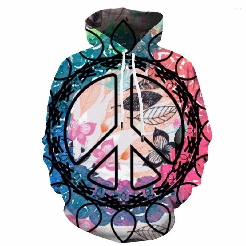 

Men's Hoodies 3d Hippie Hoodie Men Feather Print Colorful Hooded Casual Harajuku Hoody Anime Unisex Streetwear Autumn Man, Wy-aaa2-10356