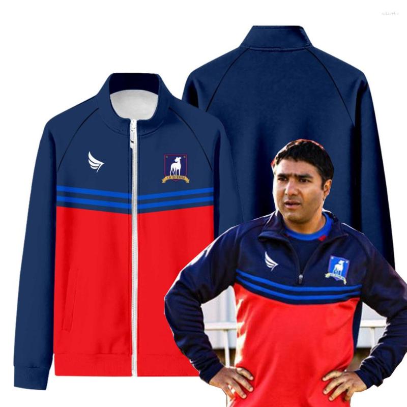 

Men's Jackets Ted Lasso Season 2 Merch Zipper Jacket Coat Winter Passionate Mens Women Streetwear Cosplay Hoodies Oversized Jersey, As shown