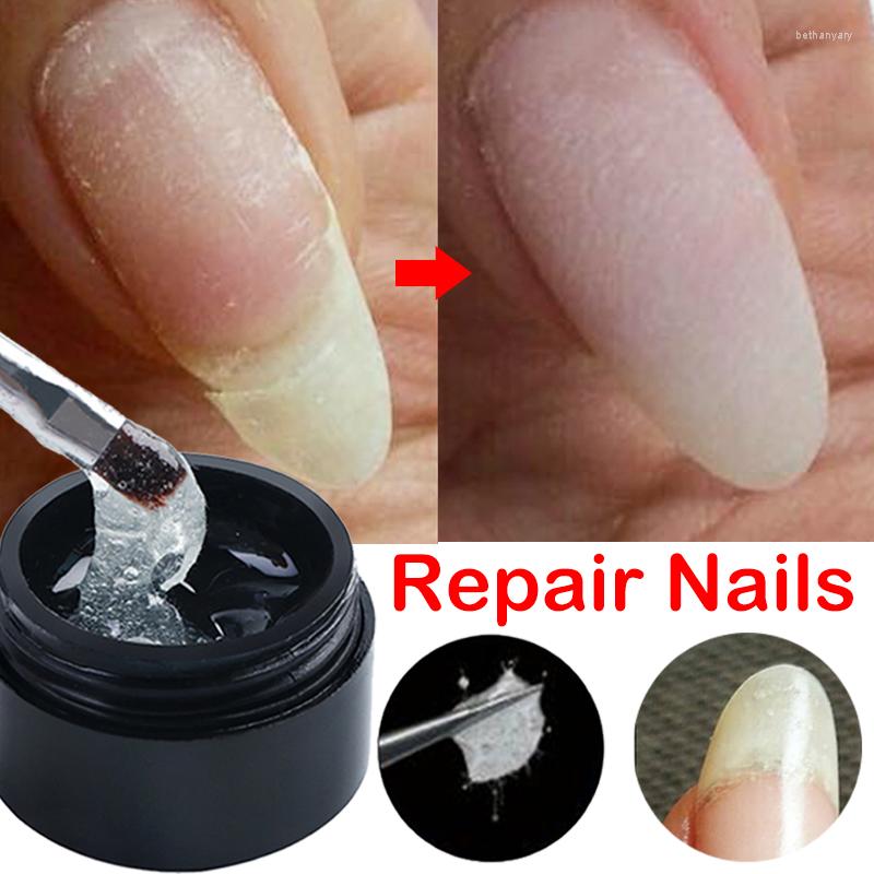 

Nail Gel 5ml Clear Art Extension Tips Varnish Acrylic Soak Off Repairing Broken Cracks Fiberglass UV Manicure, Picture shown