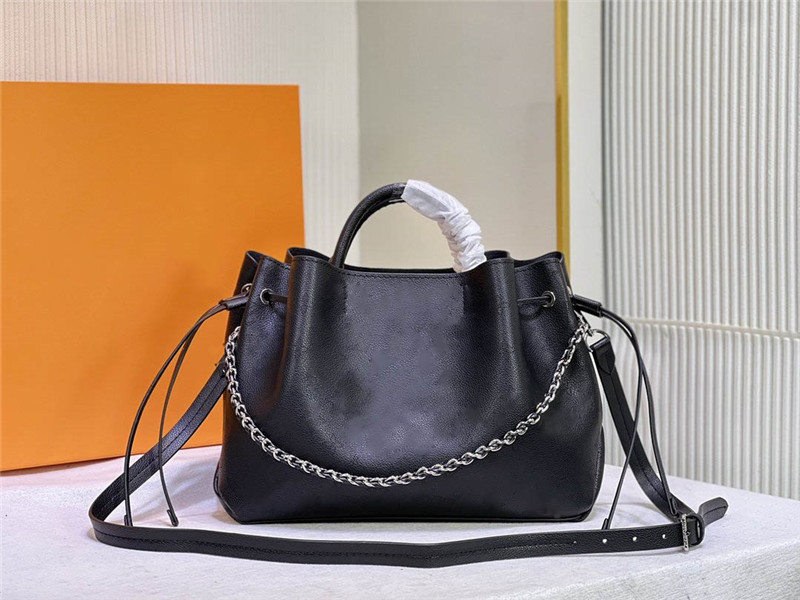 

Totes Shoulder Designer Bella Tote bag M59200 Black Mahina Chain