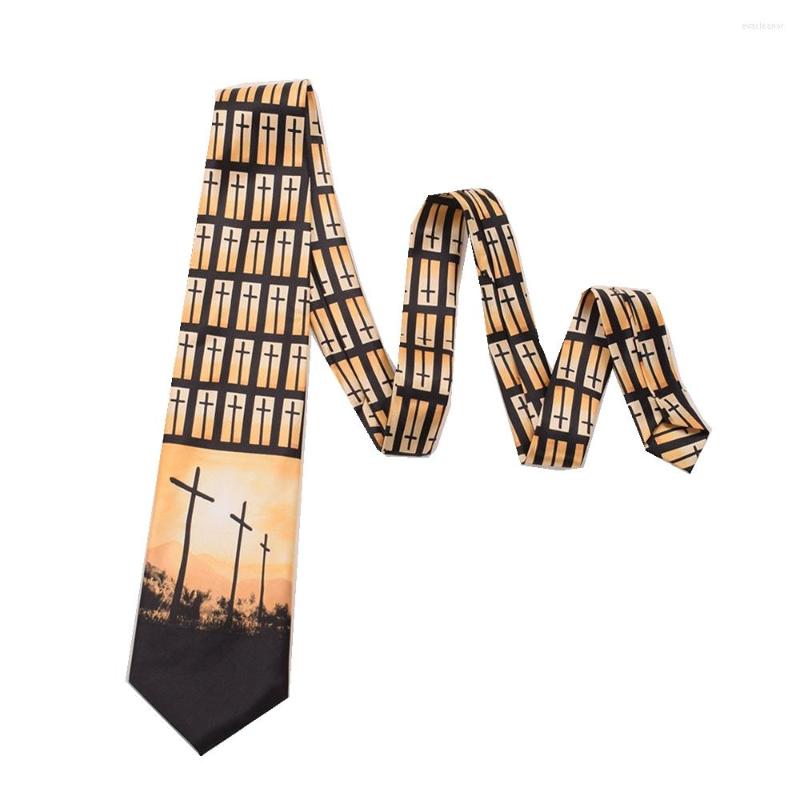 

Bow Ties Priest Clergy Necktie Christians Holy Jesus Neck Tie