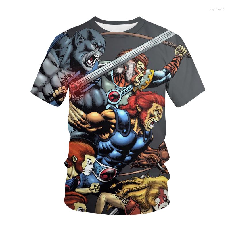 

Men' T Shirts Cartoon Anime Thundercats 3D Print T-Shirt Harajuku Fashion Streetwear Men Women O-Neck Oversized Shirt Hip Hop Kids Tees, At1102666s