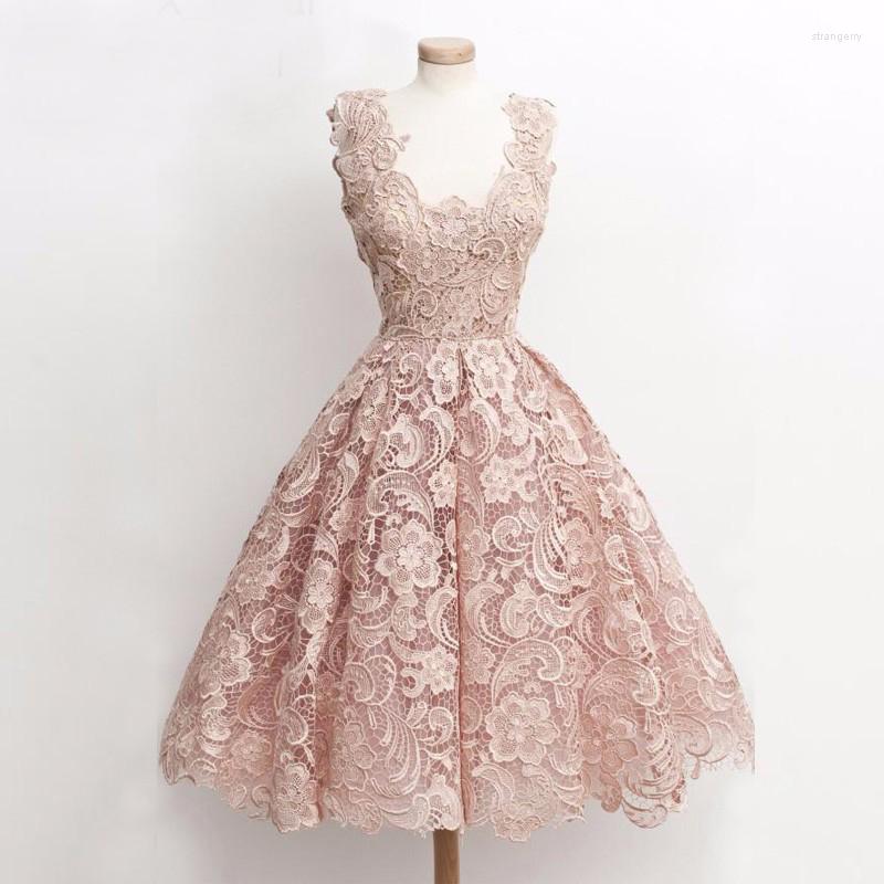 

Party Dresses Cute Champagne Lace Short Women Prom Formal Evening For Girls, Black