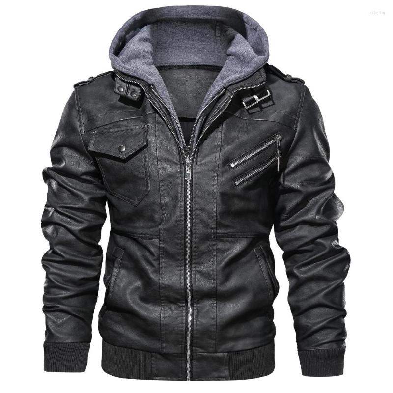 

Men' Jackets 2022 Men' Leather Autumn Casual Motorcycle PU Jacket Biker Coats Clothing EU Size, Yellow