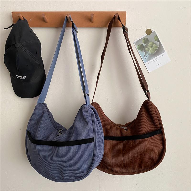

Evening Bags Bag Women's Large Capacity Canvas Shoulder Fashion Casual Slanted Chest Dumpling, Purple