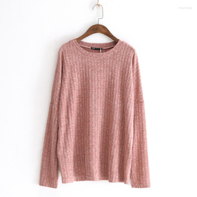 

Women's T Shirts Long Sleeve Shirt Women 2022 Korean Style Clothes Fall Clothing Tops For Casual O Neck Autumn Top Red Blue Tee