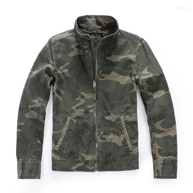 

Men' Jackets 2022 Autumn Men' Camouflage Solid Denim Jacket Fashion Casual Cotton Elasticity Jeans Coat Male Brand Clothes Homme E229