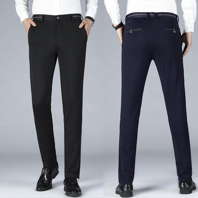 

Men's Pants The Fall Of 2022 Business Men Anti-wrinkle No-iron Leisure Men's Trousers, Navbluesprin and