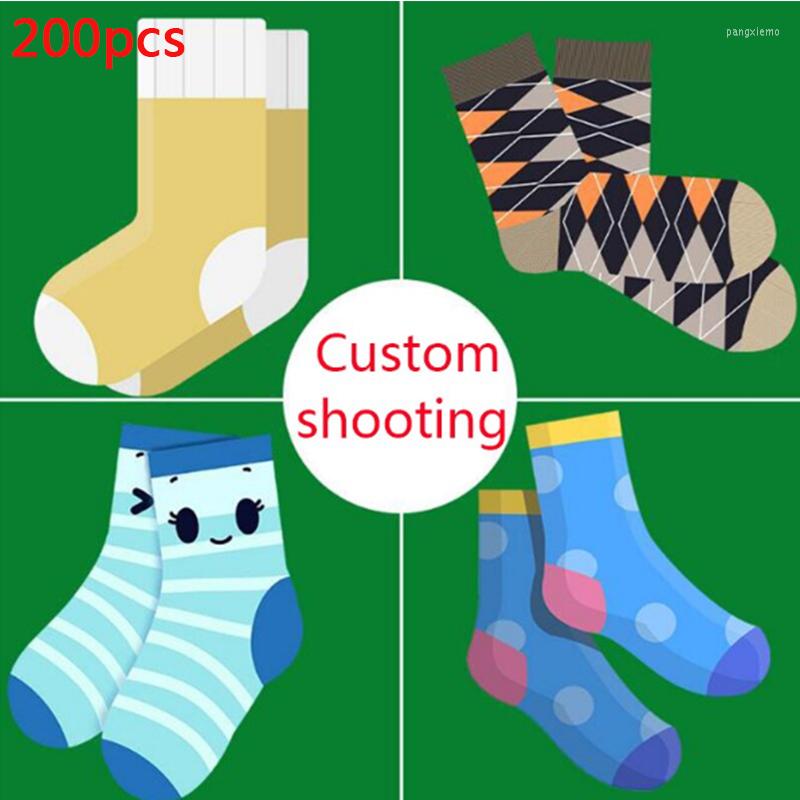 

Men's Socks Custom Processing Women's Cotton Men And Women Tide Stockings Printed Over Knee, Custom-made