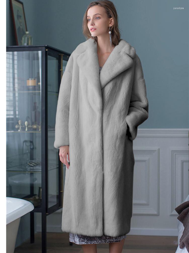 

Women' Fur Winter Jacket Women 2022 Solid Faux Coat Warm Thick Fashion Loose Ladies Long Plus Size, Red