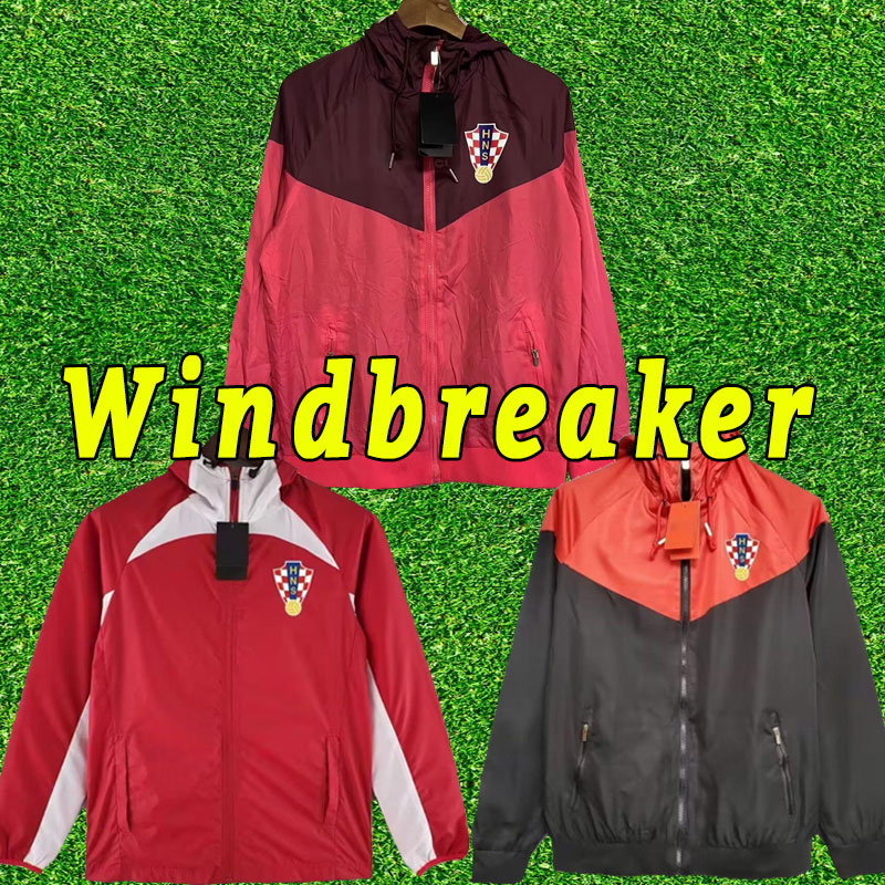 

2022 Croacia soccer jerseys MANDZUKIC MODRIC PERISIC KALINIC football shirt 22 23 Croazia RAKITIC CrOaTiA KOVACIC uniform long sleeve Windbreaker Coat, As shown