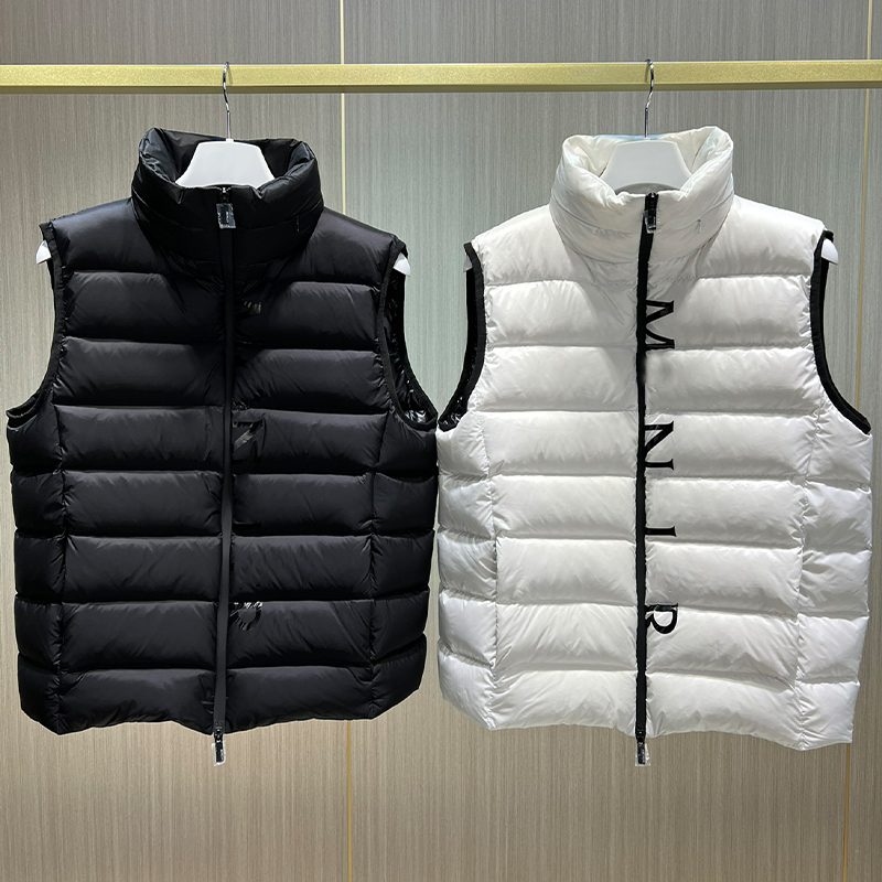 

Men's Down Vests Autumn Winter Windproof Keep Warm Adventure Gilet Sleeveless Coats Placket Letters Printed Designer Fashion Men Women Outerwear Windbreaker