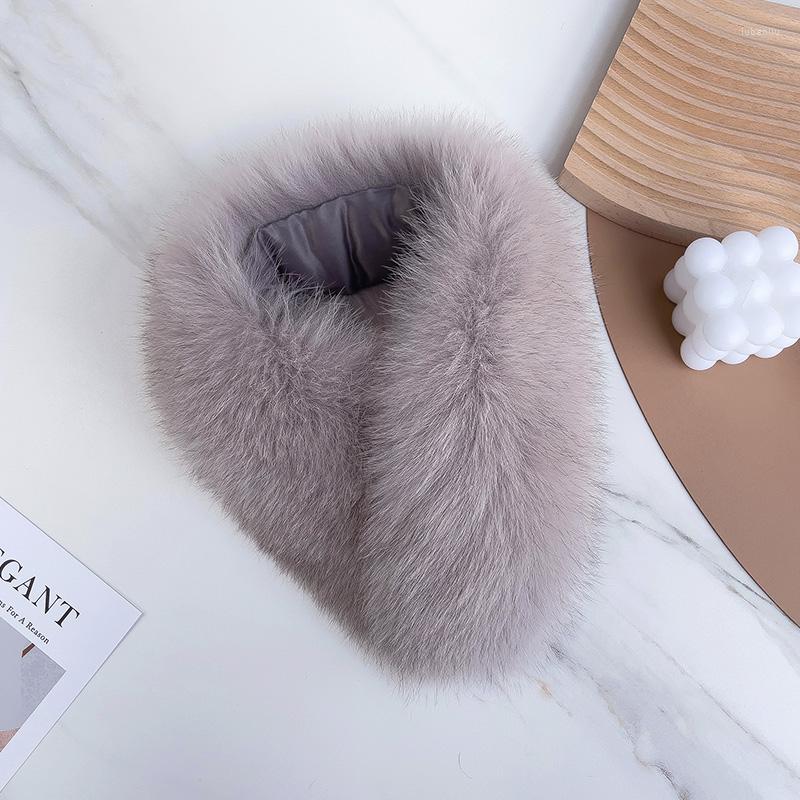 

Scarves Pudi Women Real Fur Scarf Winter Girl Female Brand Shawl Ring SF248