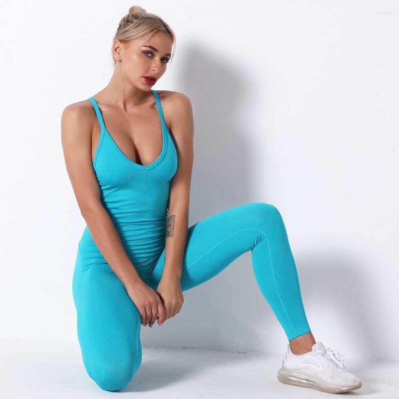 

Active Sets Seamless Yoga Set Women Two Piece Sport Suit Gym Female Clothes Workout Women' Tracksuit Fitness Sportswear, Blue yoga set