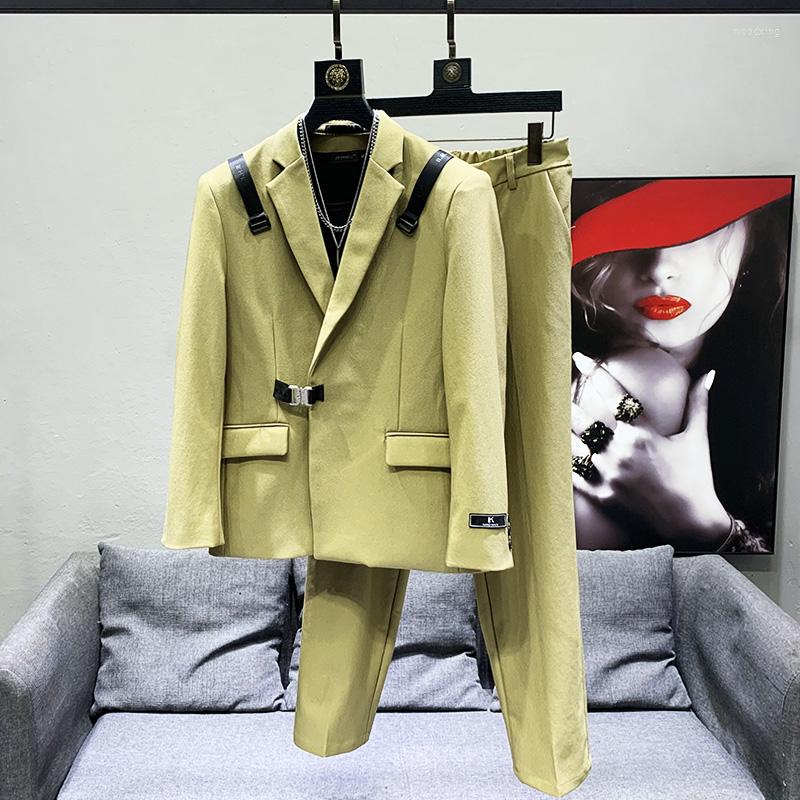 

Men's Tracksuits A10156 Fashion Men's Sets 2022 Runway Luxury European Design Party Style Clothing