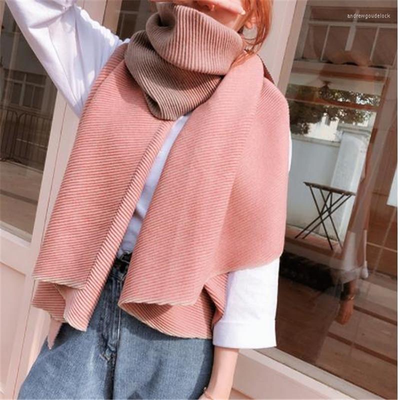 

Scarves South Korea's Fold The Scarf Female Qiu Dong Season Long Joker Towel With Thick Warm XF010