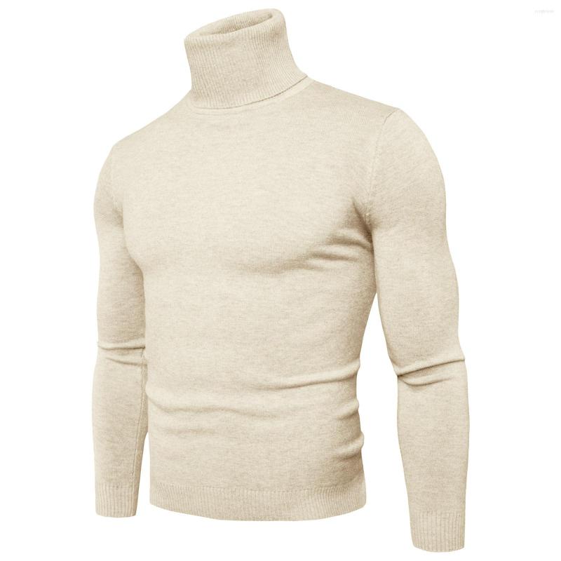 

Men's Sweaters Mens Autumn And Winter Solid Soft Turtleneck Sweater Flexibility Color Close Men's Leather & Faux Jackets Coats