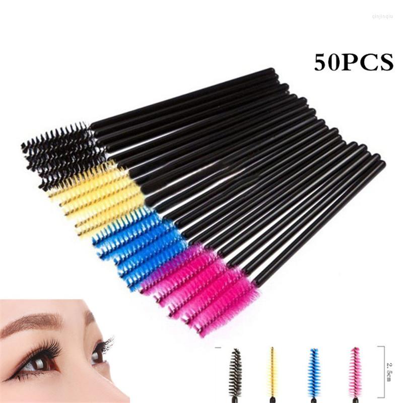 

Makeup Brushes 50Pcs Disposable Eyelash Extension Maquillaje Cleaning Brush Micro Mascara Wand Lash Eyebrow Applicator Cosmetic Tools