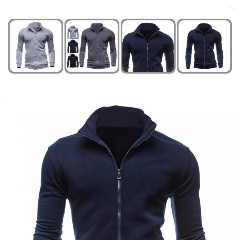 

Men's Sweaters Loose Fabulous Business Cardigan Men Coat Warm Zipper For Outdoor, Dark gray