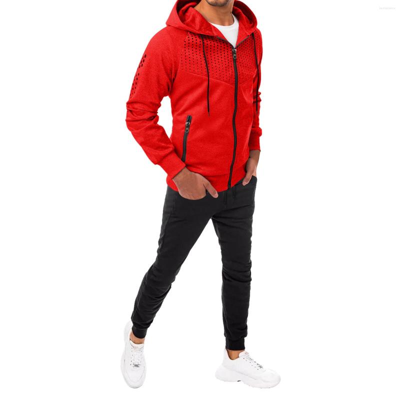 

Men's Tracksuits Anbenser 2 Piece Set Tracksuit Men Spring Autumn Sports Fitness Leisure Men's Suit Casual Pants Outdoor, Red