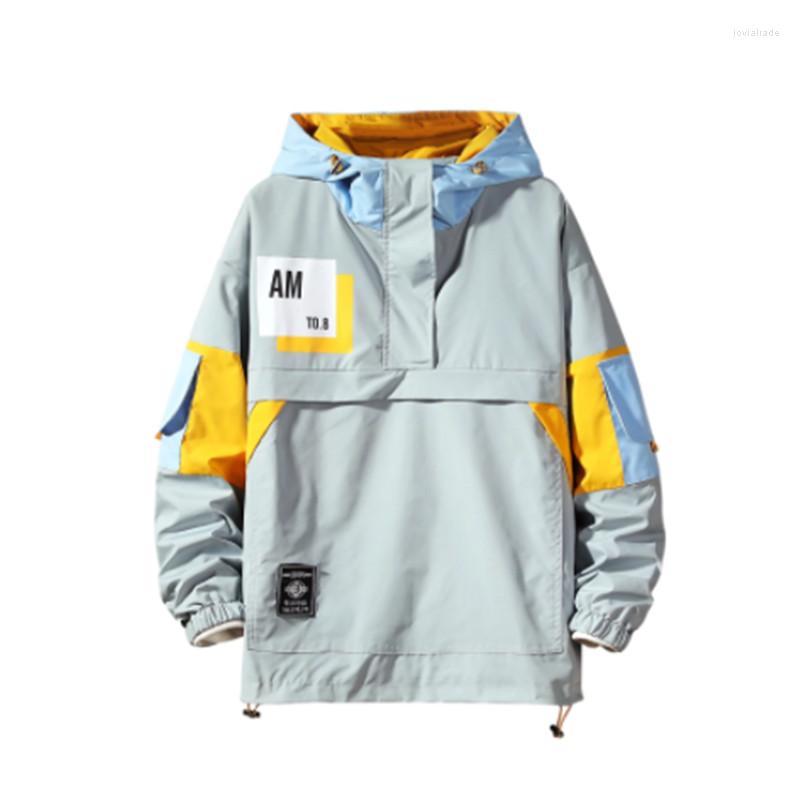 

Men's Jackets Men's Jacket Hoodie Fashion Casual Street Wear Waterproof Clothes Trench Coat, Black
