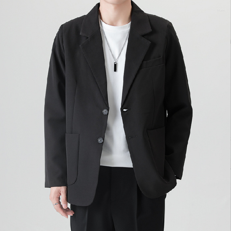 

Men's Suits Customized Spring And Autumn Small Suit Coat Men's Casual One-piece Black Top
