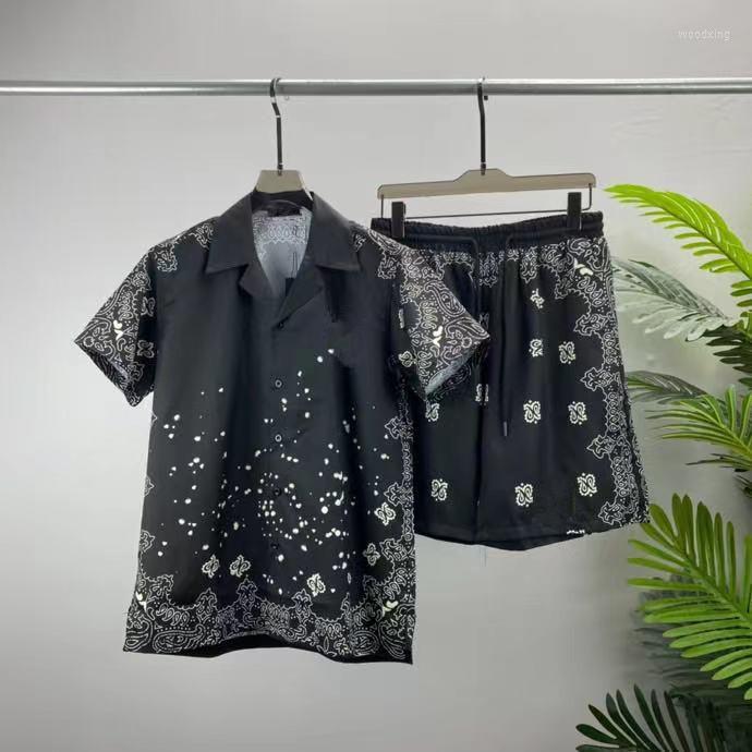 

Men's Tracksuits L09740 Fashion Men's Sets 2022 Runway Luxury European Design Party Style Clothing, Picture shown