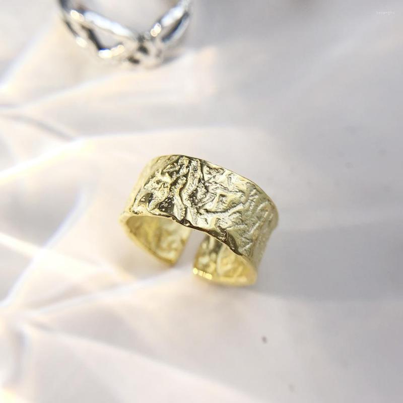 

Wedding Rings Bohemian Gold Plated Round For Women Boho Party Trend Korean Creative Geometric Irregular Jewelry Gift