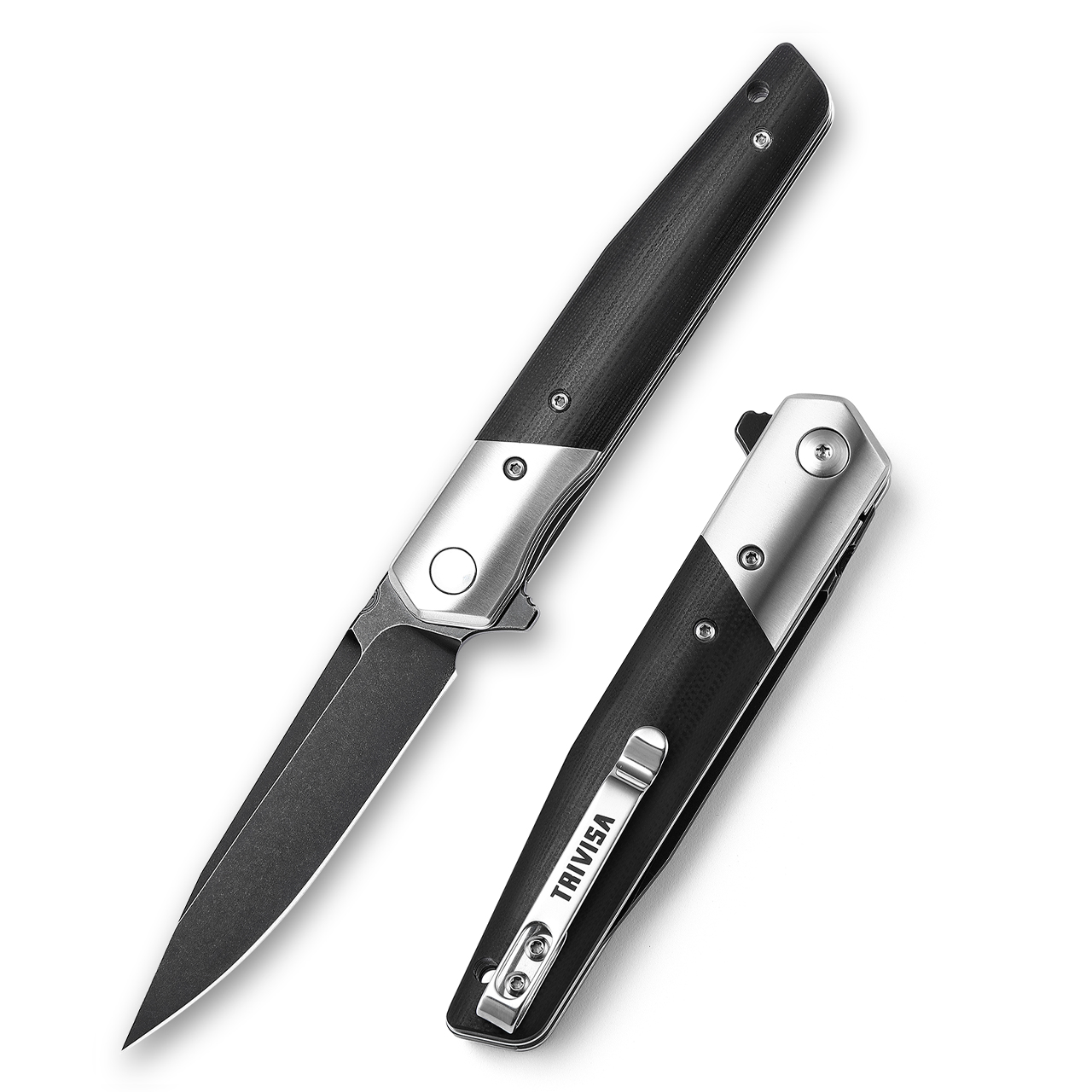 Folding Knife Bohler K110 Black Blade Stainless Steel Bolster G10 Handle Tactical EDC Survival Outdoor Camping Hunting Self Defence Pocket Knives-image-814244699