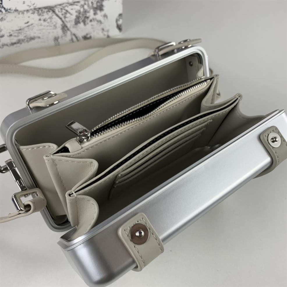 

2020 s Fashion brand luxury shoulder bag designer handbags Brand joint aluminium alloy Luggage styling 277F