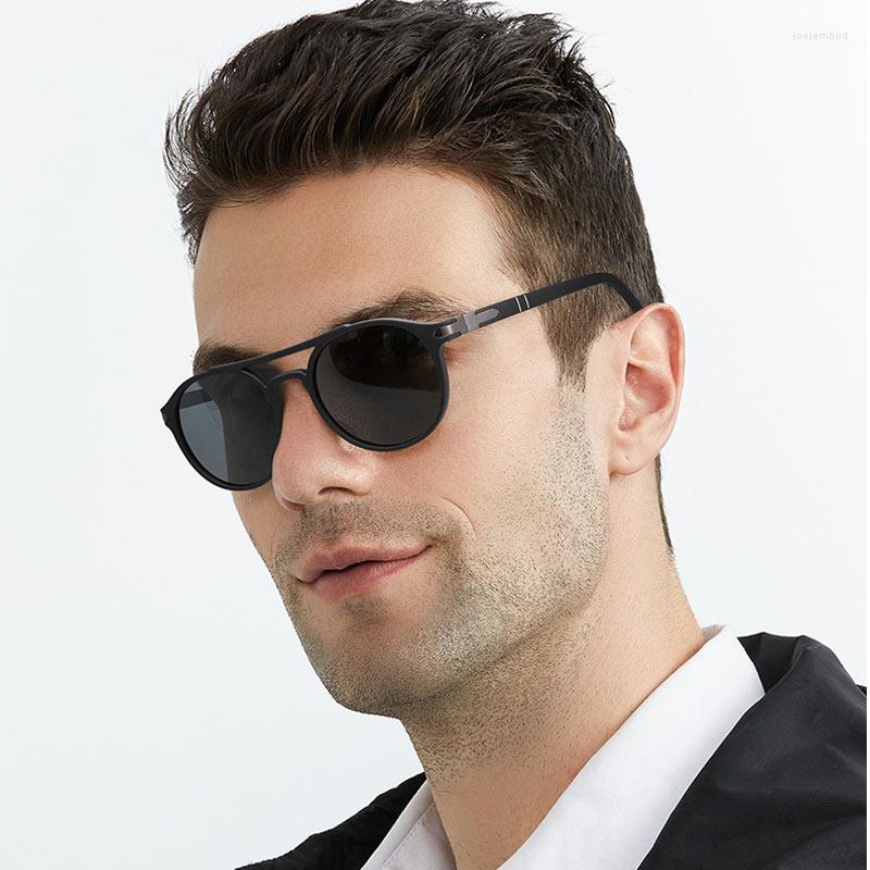 

Sunglasses 2022 Retro Round Polarized Men's Women Brand Designer Masks Uv Protection