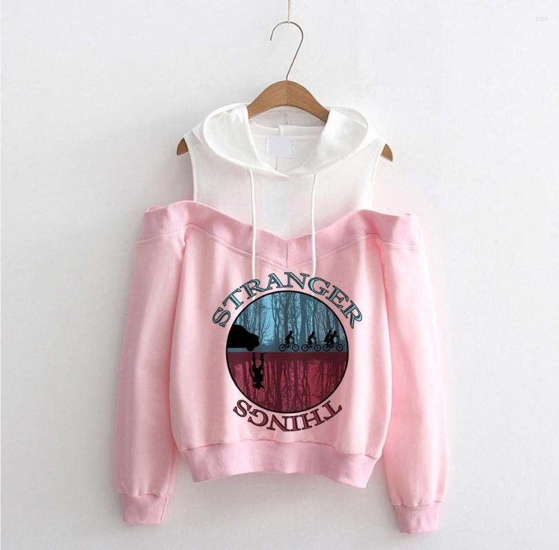 

Women's Hoodies Female Sweatshirt Stranger Things Off Shoulder Hoodie Woman Hooded Thing Sweatshirts Kawaii Oversized Haraj, 13
