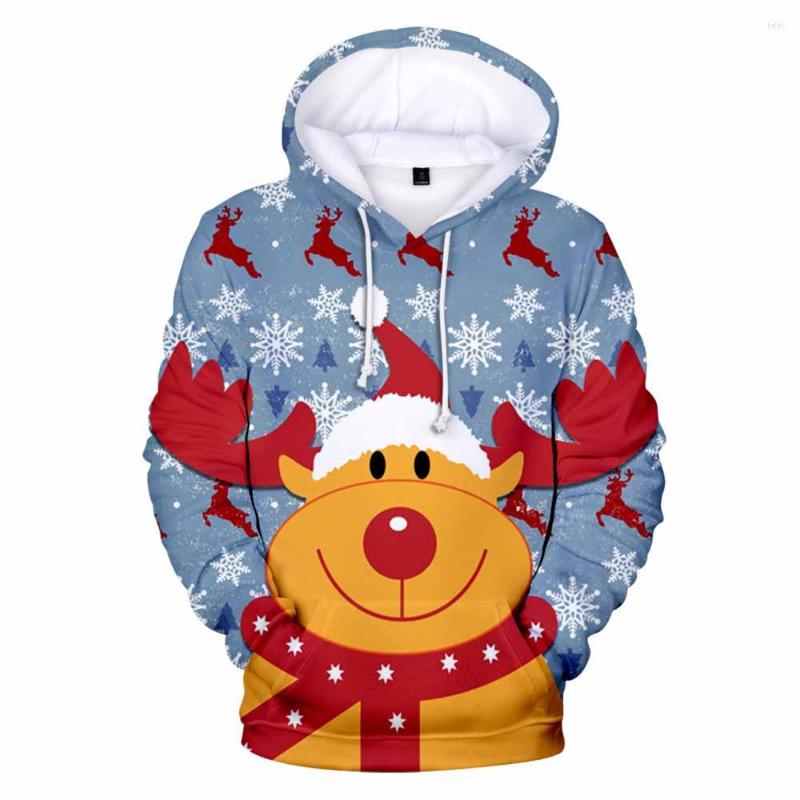 

Men's Hoodies 2022 3D Funny Sweatshirt Christmas Hoodie Kids Men's Ladies Warm Long Sleeve Autumn Santa Claus, 12